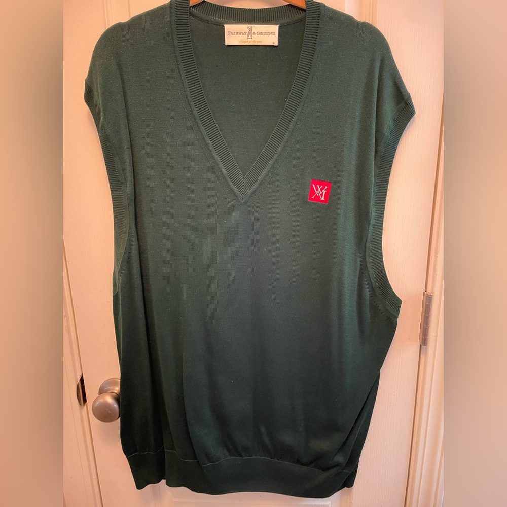 Fairway & Greene Green Sweater Vest